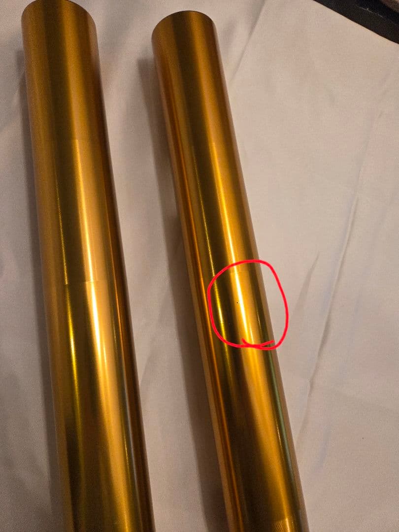 Z900rs フロントフォーク用 アウターチューブ 2本セット - メルカリ