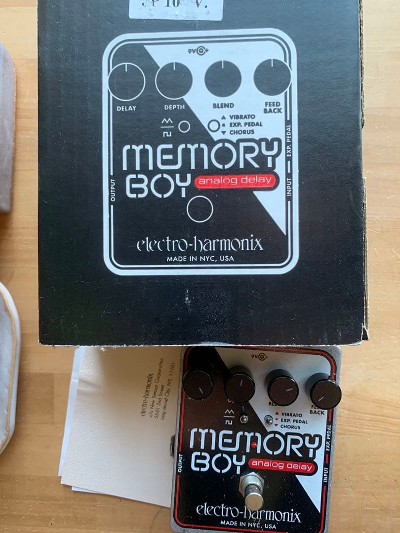 Memory Boy アナログ　ディレイ　エフェクター　ペダル Electro-Harmonix Deluxe Memory Boy - エフェクター専門店