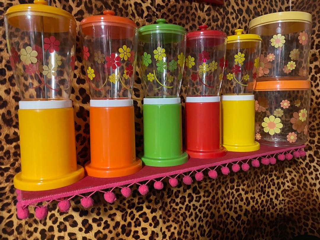 昭和レトロ 花柄トーワ箸立て♡ - メルカリ