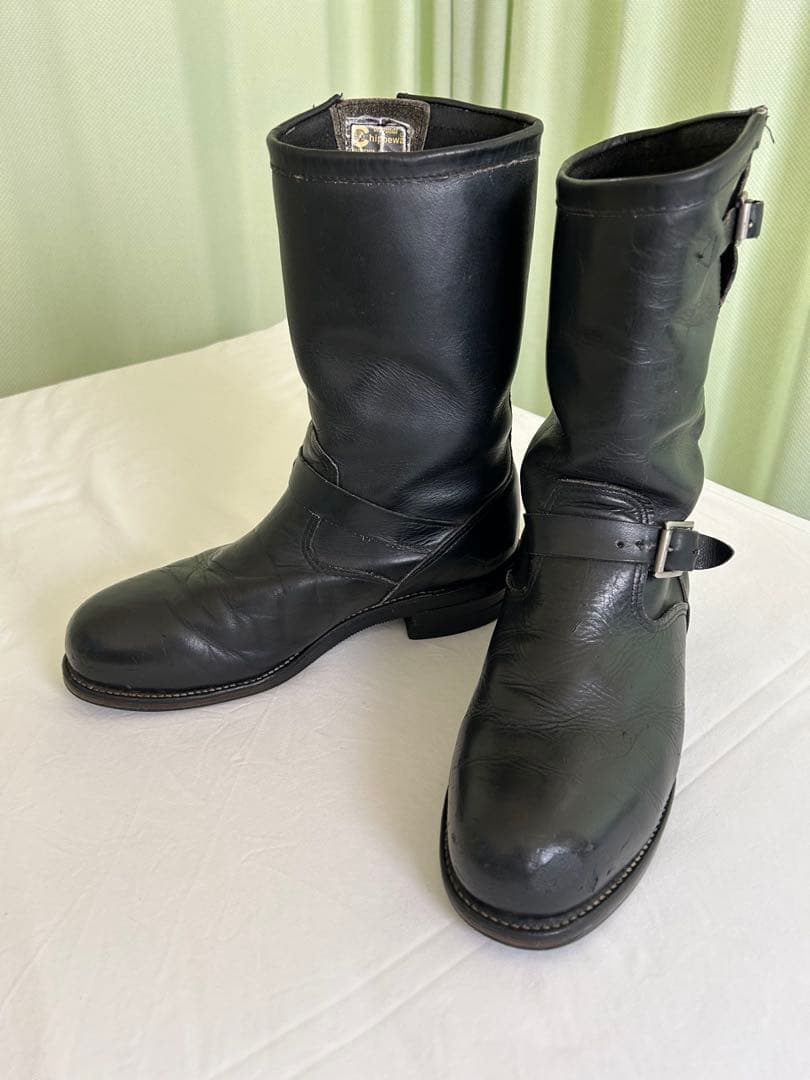 日曜日まで特別値下 チペワ CHIPPEWA 70s プリント黒タグ約10.5D