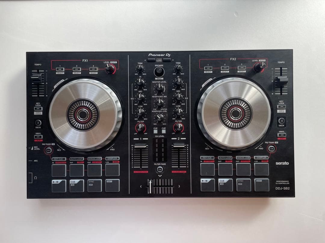 Pioneer DDJ-SB2 ケーブル＋スタンド付き美品 Pioneer DDJ-SB2 - Metallics - 12inchSkinz