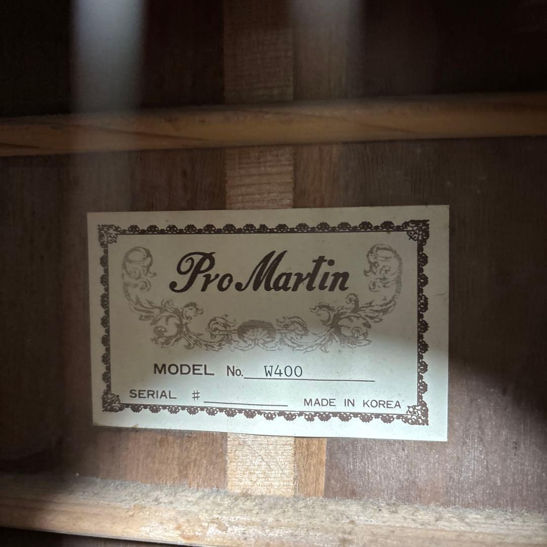 Pro Martin W400 アコースティックギター - メルカリ