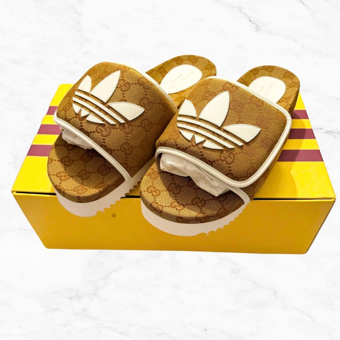 レア商品！◇GUCCI◇グッチ アディダス 厚底サンダル 25cm - メルカリ