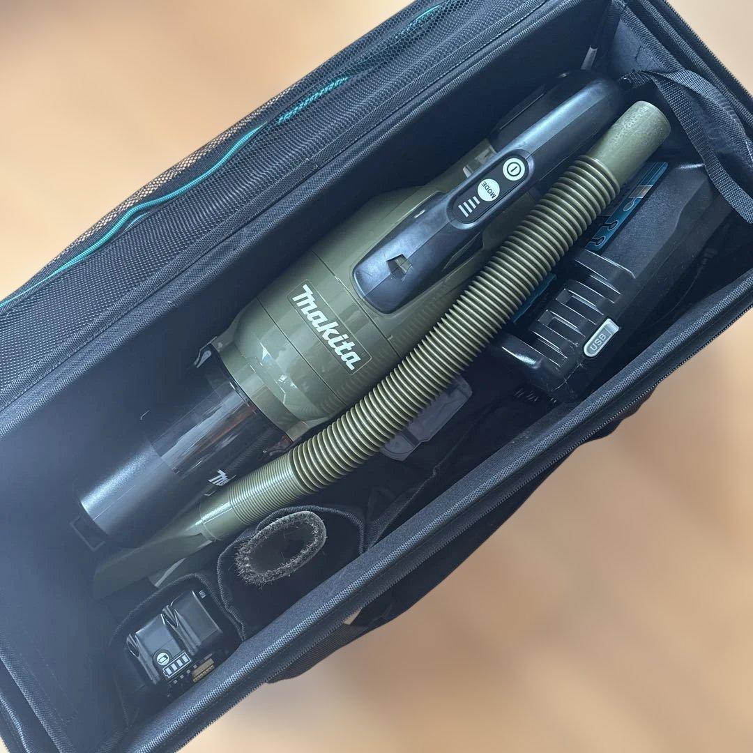 マキタ makita クリーナー　バッテリー　充電器　掃除機　オリーブ　工具 マキタ（makita） 新型18V 充電クリーナー サイクロン一体 CL286FDZO