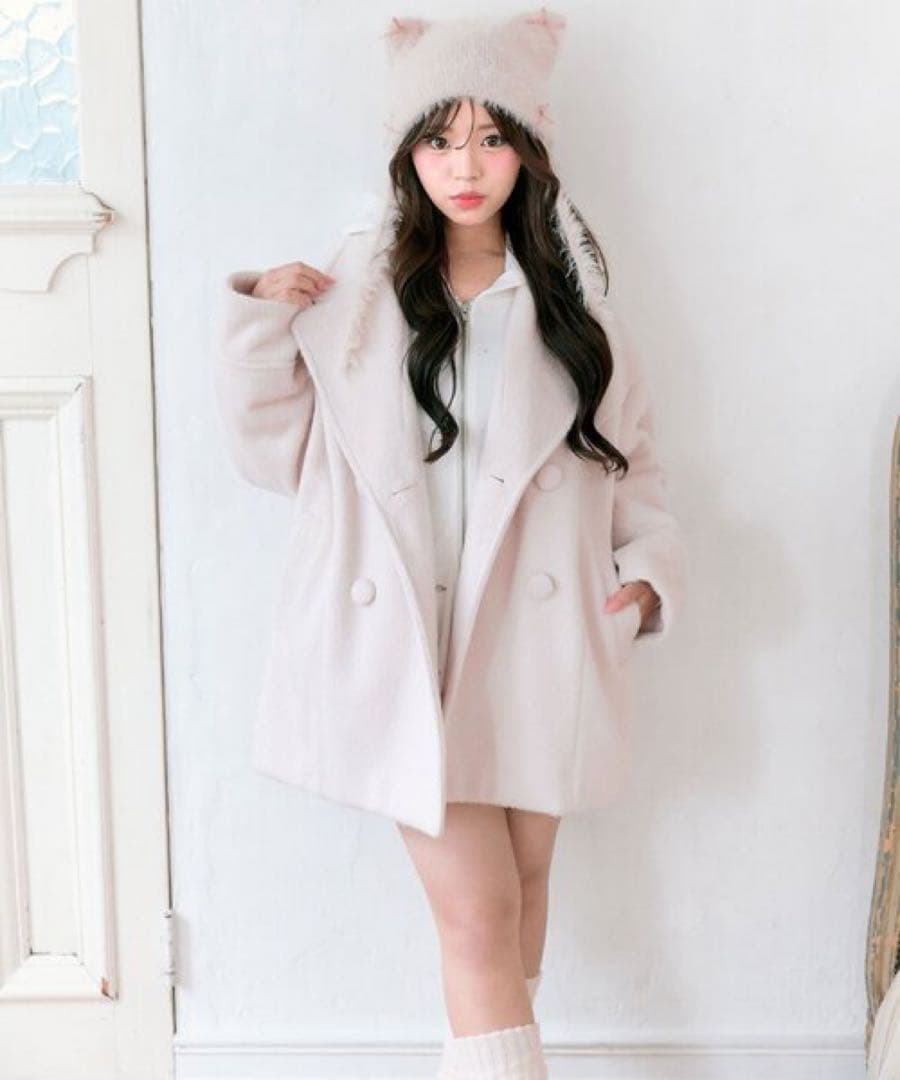 OLIVE des OLIVE シャギーコート ピンク TwinkleCollection】シャギーコート | OLIVE des OLIVE(オリーブ デ