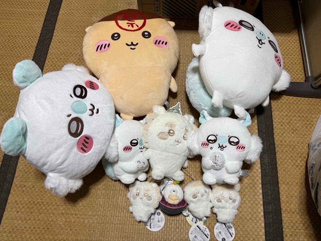 ちいかわ　プライズぬいぐるみまとめ売り10点 ちいかわ10月プライズ③／ 「ちいかわ しーぷわぬいぐるみ①」 【登場