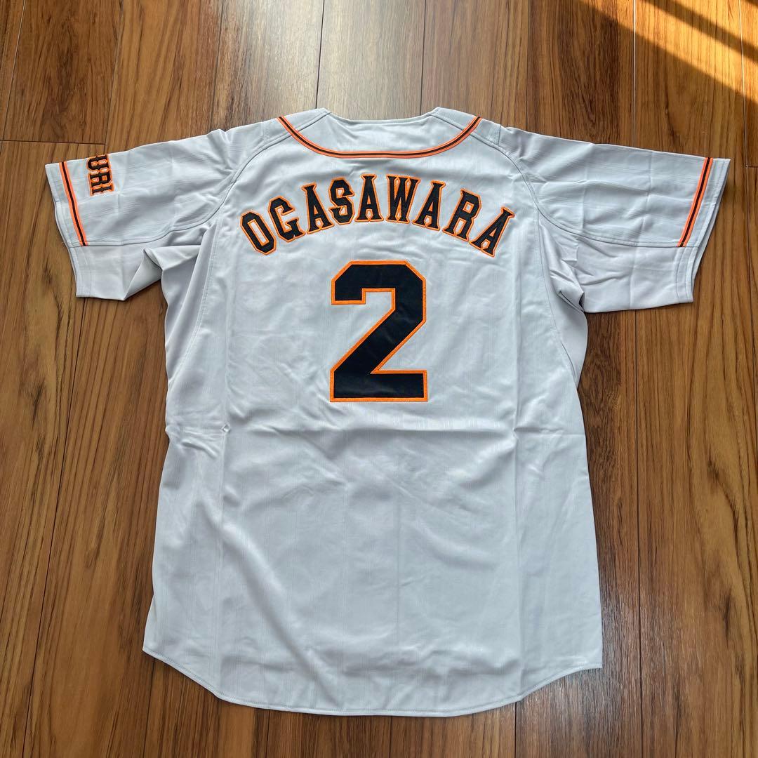 未使用】adidas 読売ジャイアンツ ユニフォーム #2 小笠原 O 巨人
