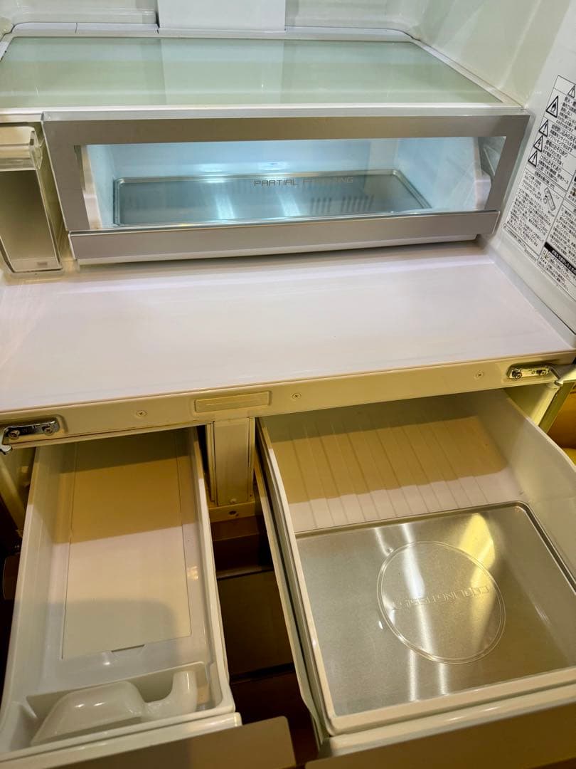 SALE中】 Panasonic 500L 観音開き冷蔵庫、ナノイー木目調 - メルカリ