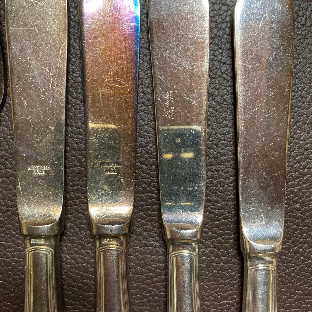 ノリタケ ナイフフォークEPNS(銀メッキ) 8本セットヴィンテージ