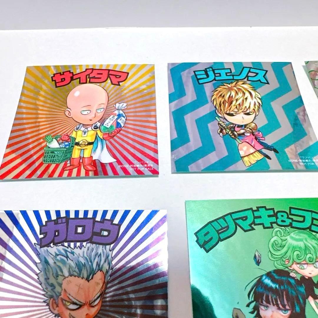 新品 非売品 ワンパンマン 原作絵 ビックリマン風 ステッカー シール