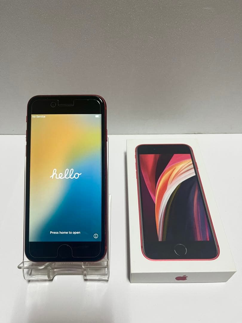 iPhone SE 第2世代 64GB レッド SIMフリー 初期化済 箱あり 送料無料 iPhone SE 第2世代 64GB レッド 赤 残量100% iPhone SE (第2