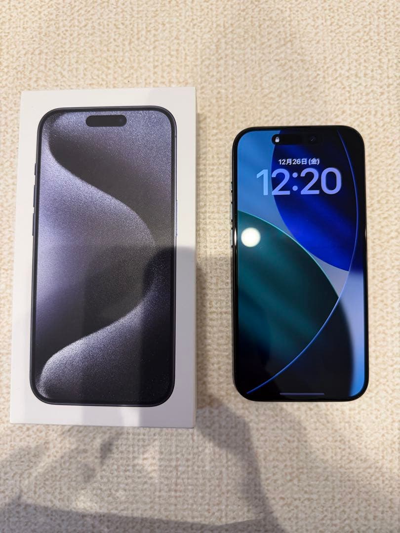 Apple iPhone 15 Pro ブルーチタニウム 本体 258GB iPhone 15 Pro Max 256GB - ブルーチタニウム（SIMフリー）[整備済製品