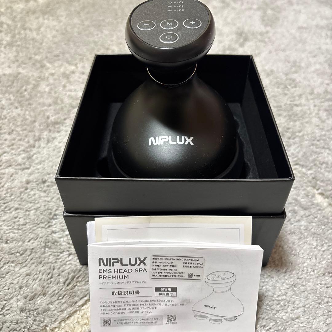 NIPLUX EMS HEAD SPA PREMIUM ブラック - メルカリ