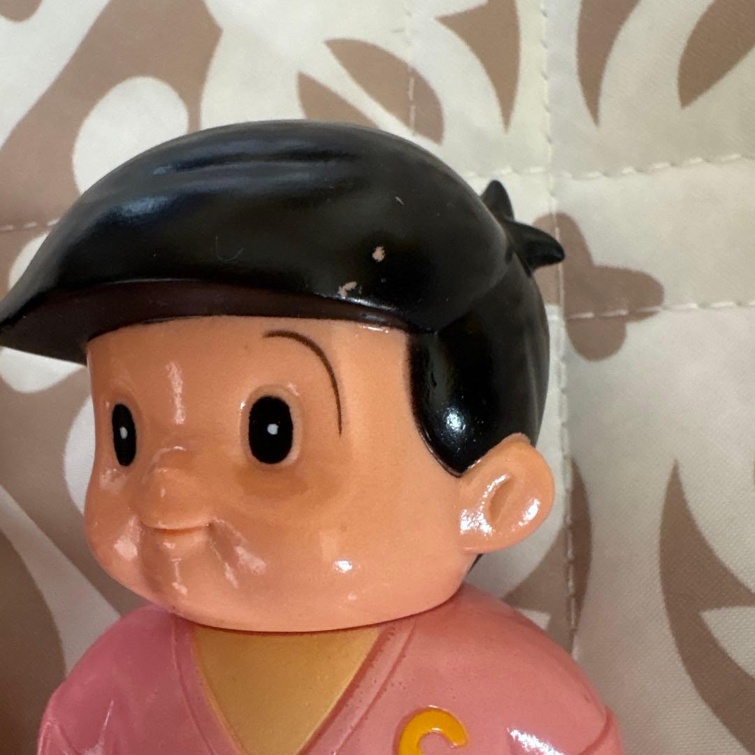信用金庫 信金 昭和レトロ信ちゃん ソフビ人形 貯金箱 店頭用 ソフビ
