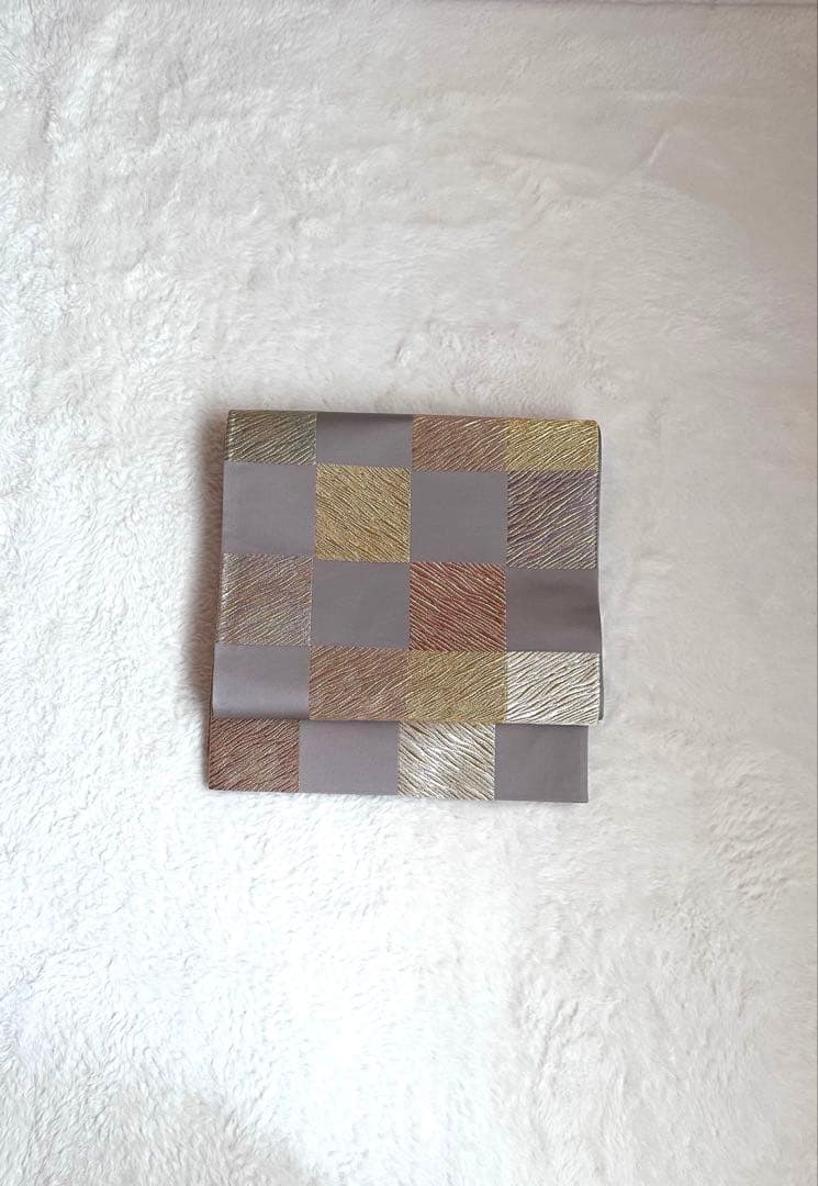 専用ページ【田中工芸織物 祥園謹製】西陣織 六通袋帯 金糸使用 - メルカリ