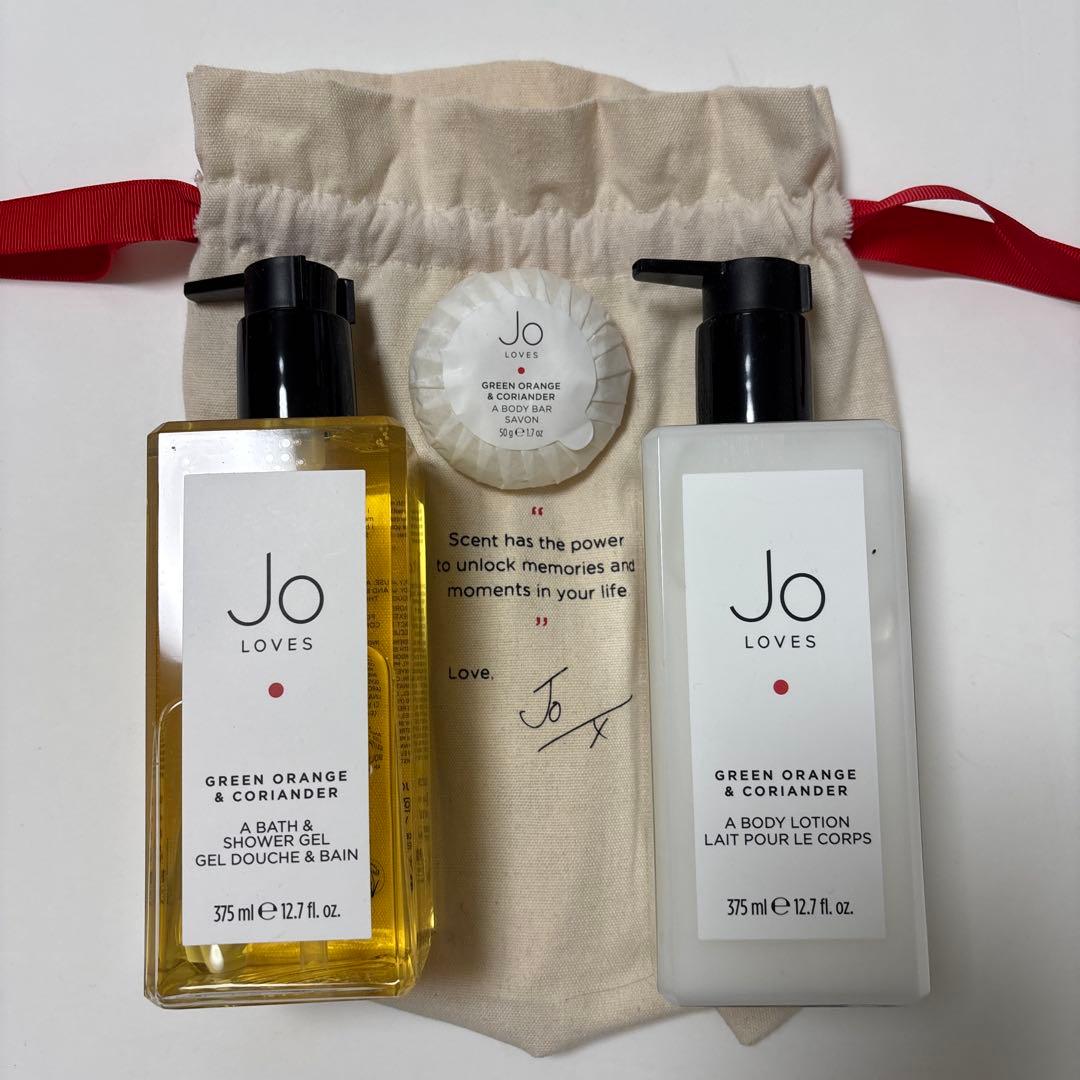 Jo Loves グリーンオレンジ & コリアンダー シャワージェルほか2点 Green Orange & Coriander – Jo Loves US