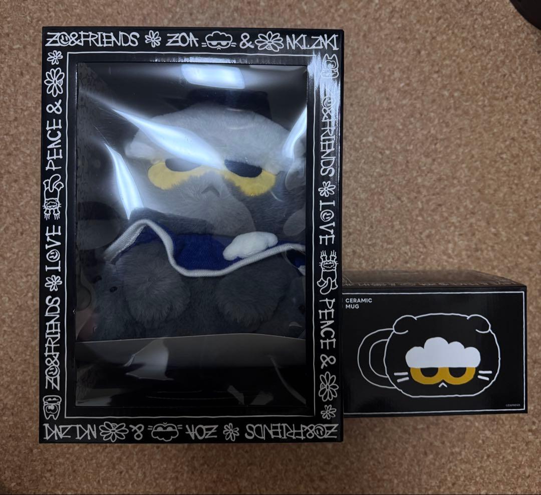 ZO&FRIENDS ZOA ぬいぐるみ ミディアム マグカップ セット zoa&friends