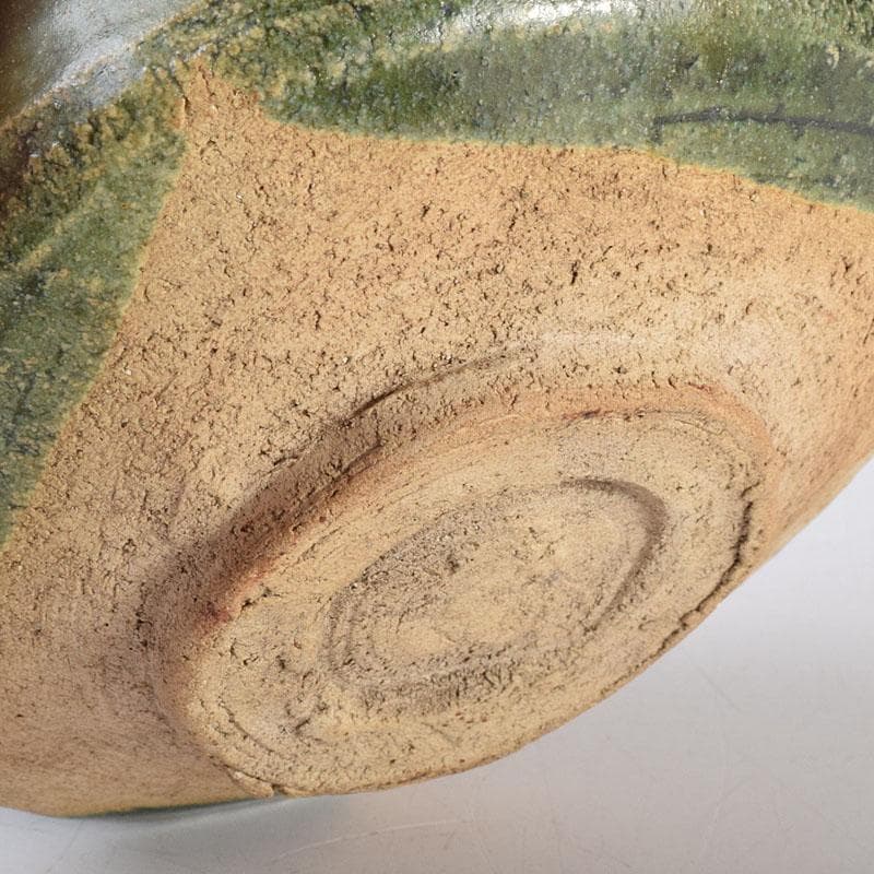 茶道具 織部焼 沓茶碗 桐箱付 N 7046 - メルカリ