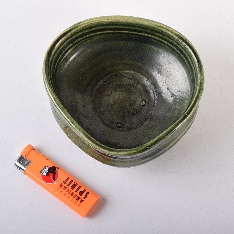 茶道具 織部焼 沓茶碗 桐箱付 N 7046 - メルカリ