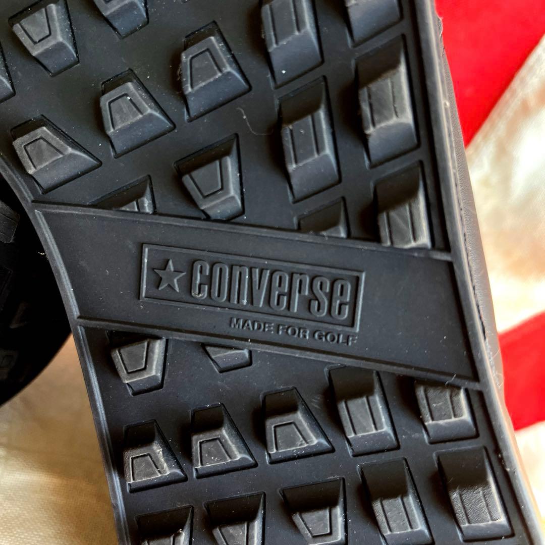CONVERSE×BRIEFING GOLF スニーカー 28.0cm ブラック
