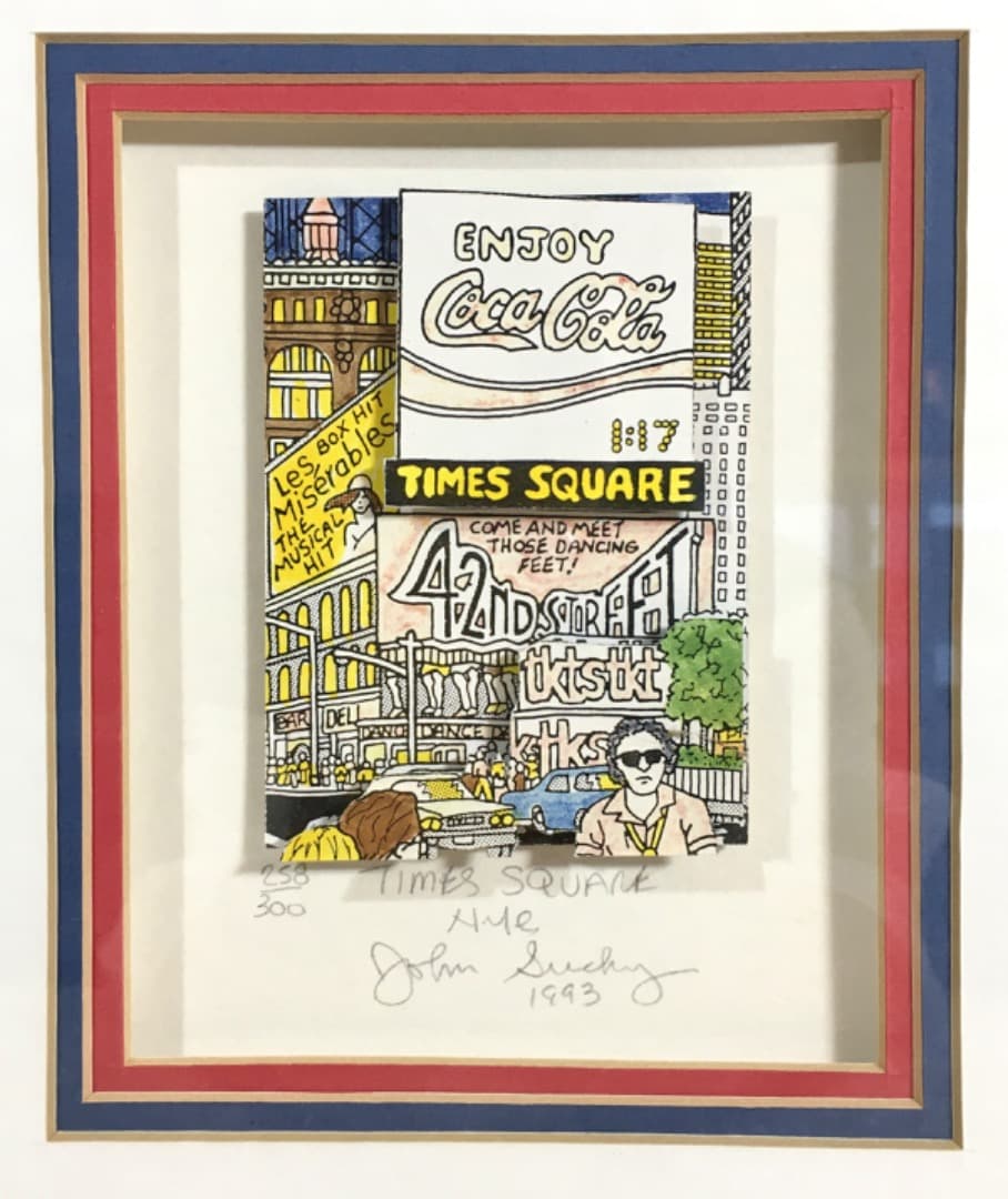 ○John Suchy ジョン サッチー タイムズスクエア 1993 3Dアート