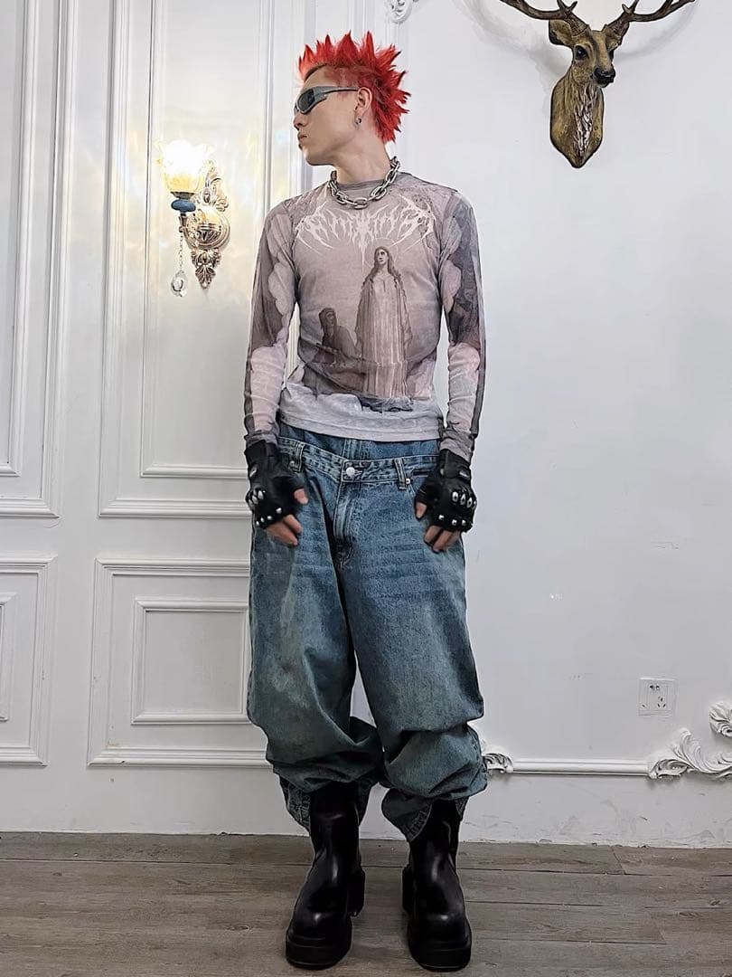 GROUPMAREK パワーネット タトゥー セカンドスキン カットソー - メルカリ