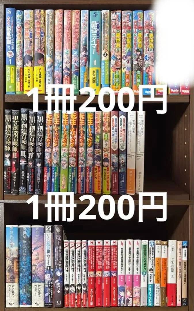 ラノベまとめ売り・ばら売り2】1冊200円 2冊 or 6冊以上で購入可