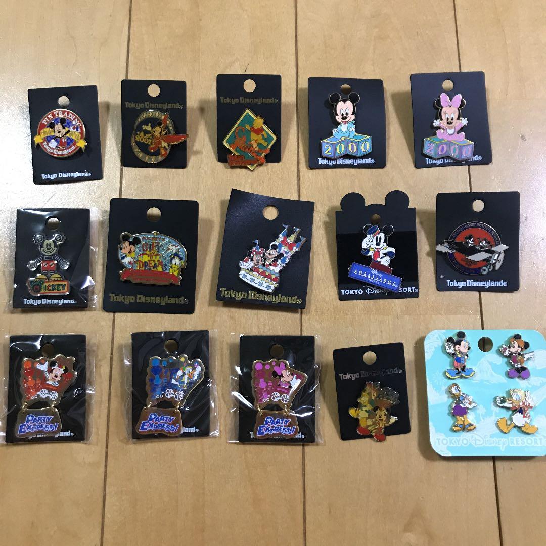 ディズニーリゾート ディズニーランド ピンバッジ まとめて15個 - メルカリ