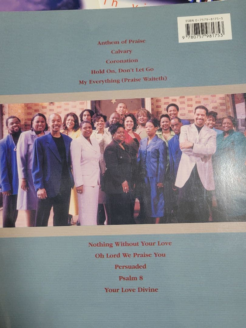 Richard Smallwood ゴスペル楽譜 3冊セット - アート・デザイン・音楽特別