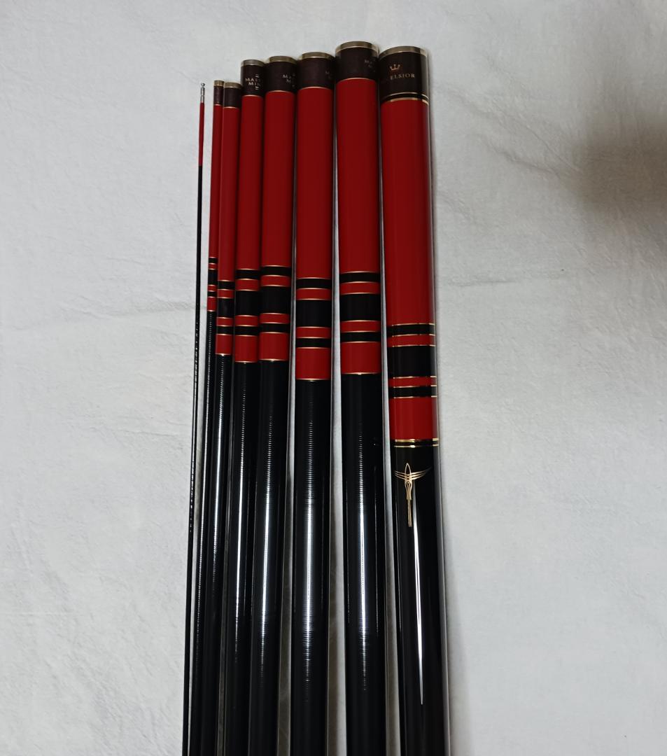 (美品)がま鮎エクセルシオマスターマインド•引抜急瀬9.0m