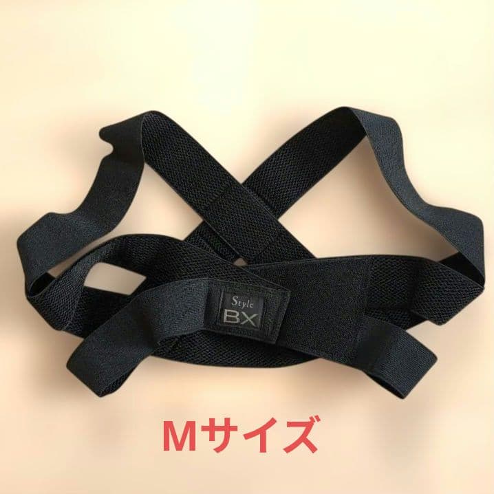 MTG StyleBX 猫背矯正ベルト Mサイズ ブラック - メルカリ