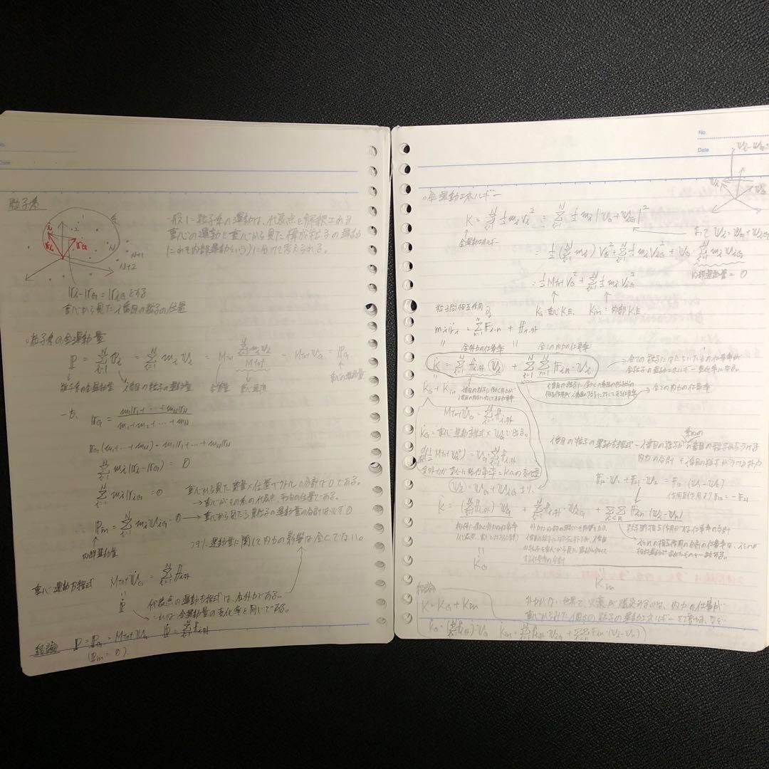 原子分野を除く】東進 ハイレベル物理 テキスト類＋板書ノート類 苑田