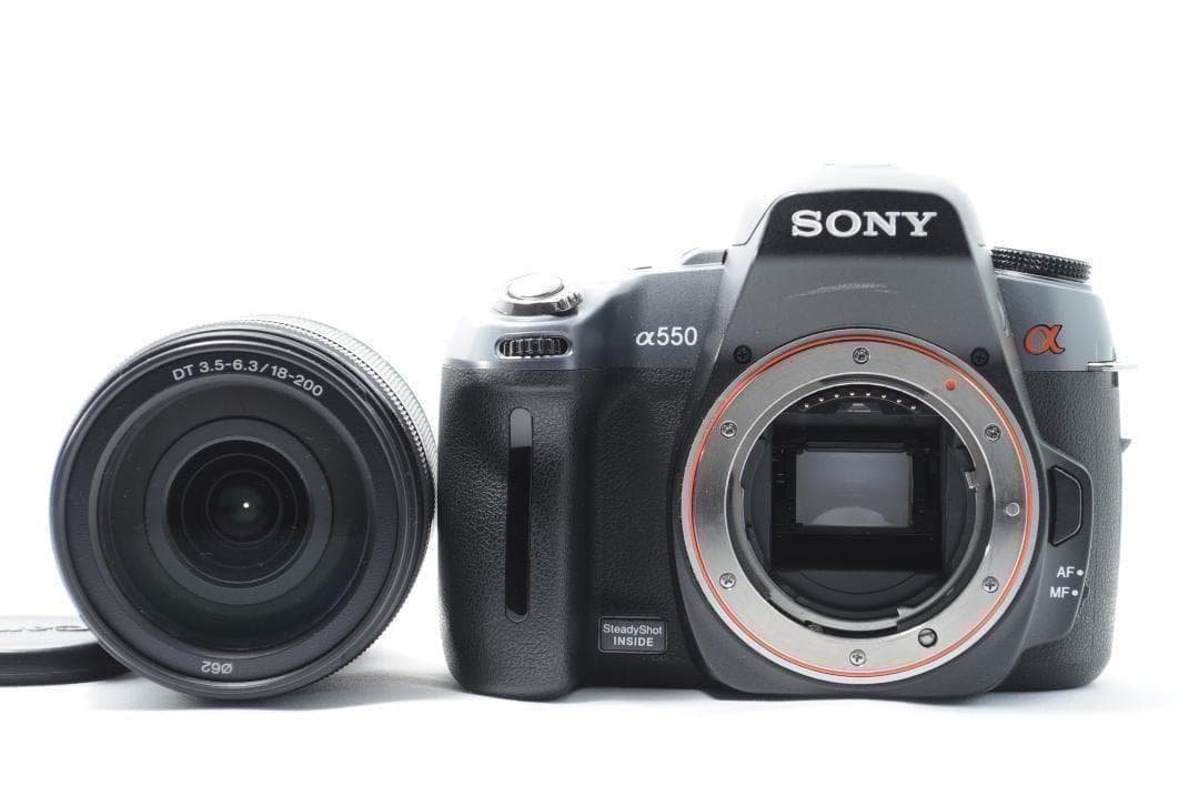 お子様の成長記録を綺麗に❗️SONY α550 セット✨高倍率レンズ すぐ