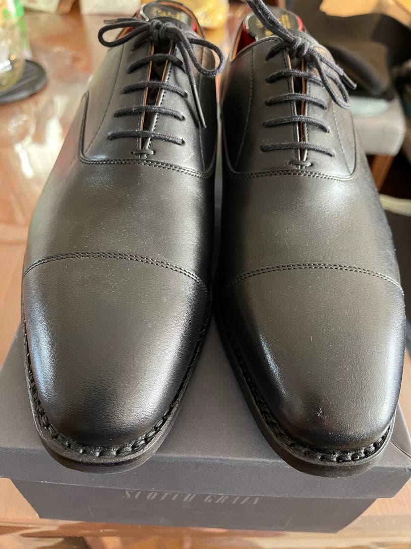 革靴　黒色　SCOTCH GRAIN 25cm ストレートチップ 4016BL（EEEE） | スコッチグレイン｜SCOTCH GRAIN｜オフィシャル