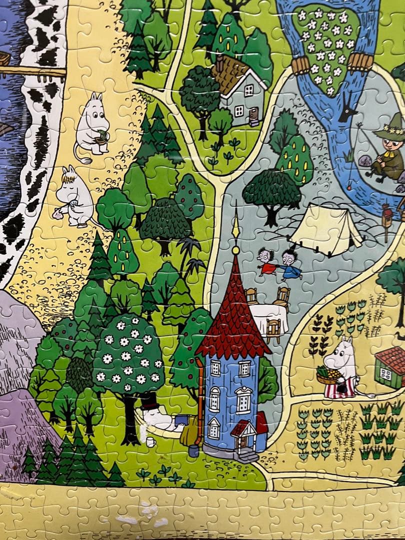 完成品 ムーミン谷地図•II パズル 1000ピース ※傷汚れあり - メルカリ