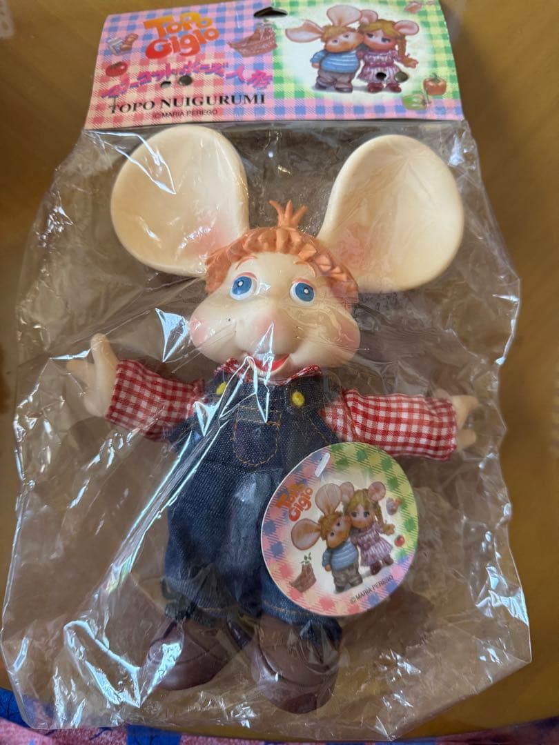 トッポジージョ　人形　半分ソフビ トッポジージョ ソフビ 人形 フィギュア レトロ 当時物 - メルカリ