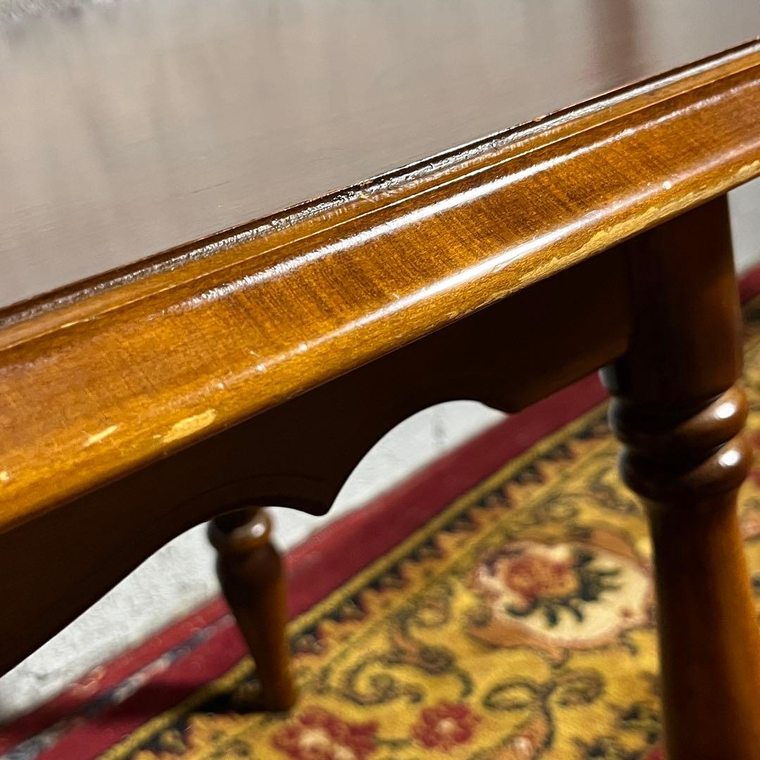 カリモク】 コロニアル サイドテーブル TC200JK ビンテージ 木製