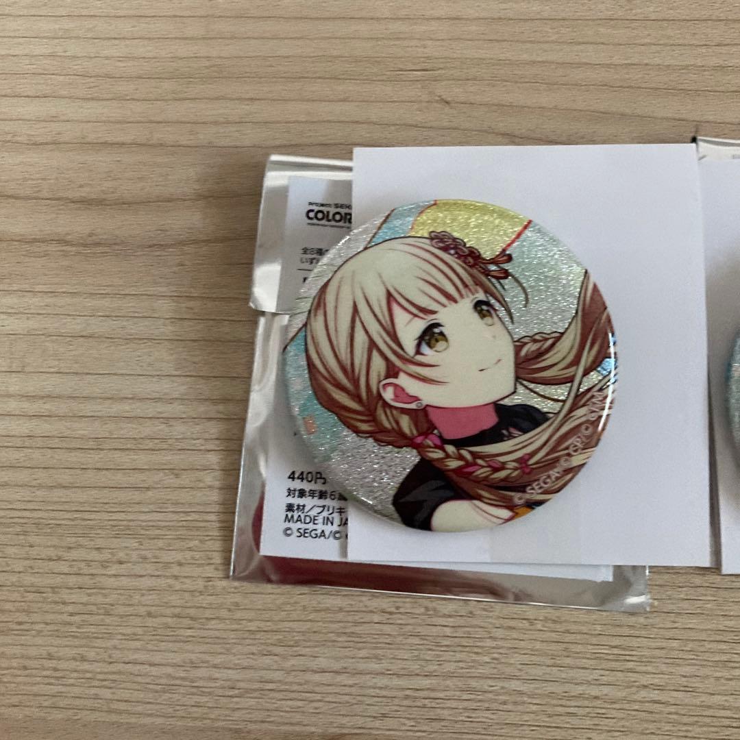 プロセカグリッター缶バッジイベントイラストコレクション16A小豆沢こ