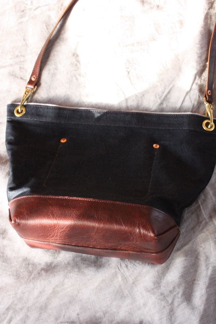 希少】RRL レザー デニム ショルダーバッグ ラルフローレン - メルカリ