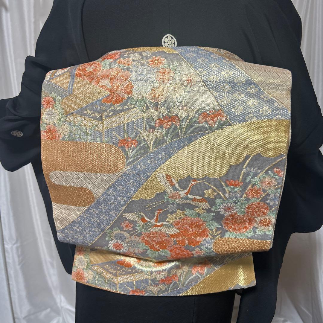 う*こ様 未使用近い 美品 袷 正絹 作家 金箔 黒留袖 フルセット 西陣