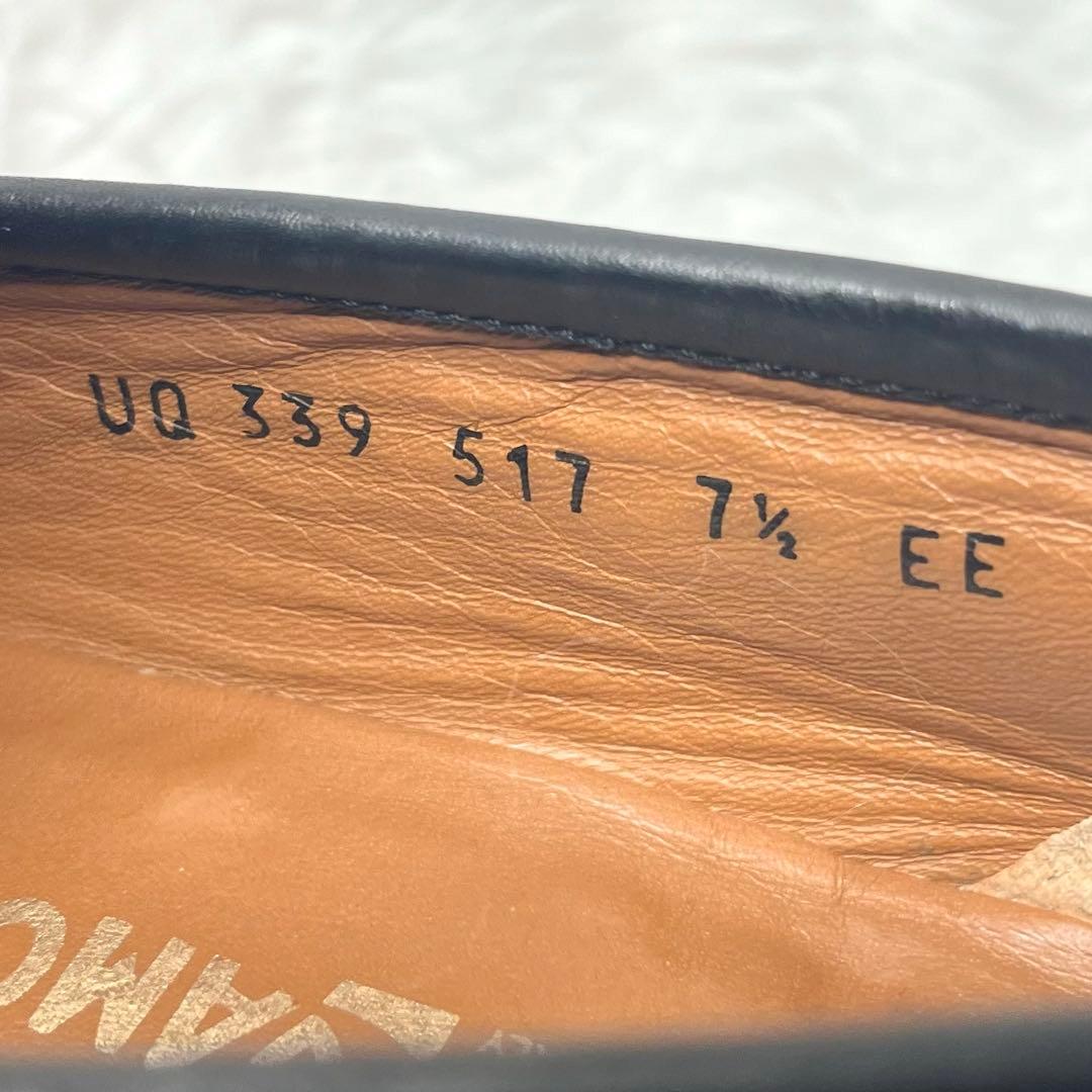 【美品】 フェラガモ ガンチーニ ビットローファー 25.5cm ゴールド 金