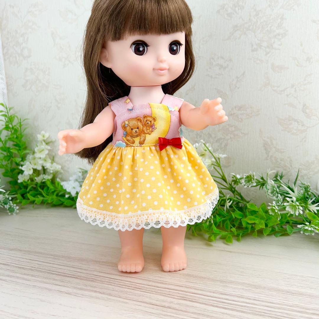 着せやすい❣️ 378 三日月クマ メルちゃん 服 ソランちゃん レミン