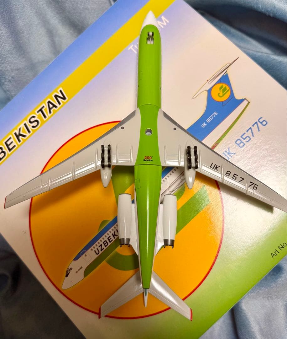 ウズベキスタン航空 UZBEKISTAN ツポレフ Tu-154M 1/200 - メルカリ