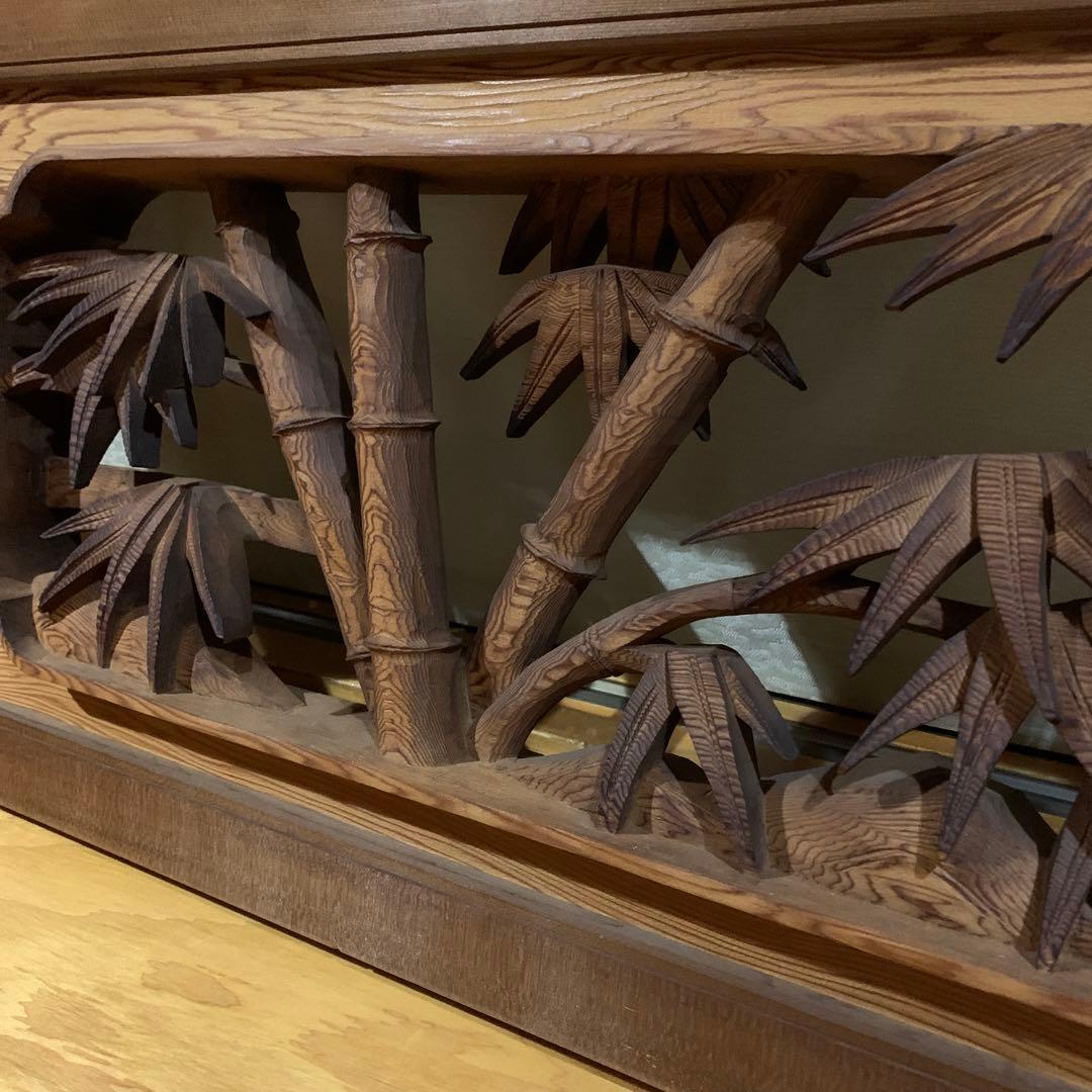 れいこ様専用 彫刻欄間、、、松竹梅 - メルカリ