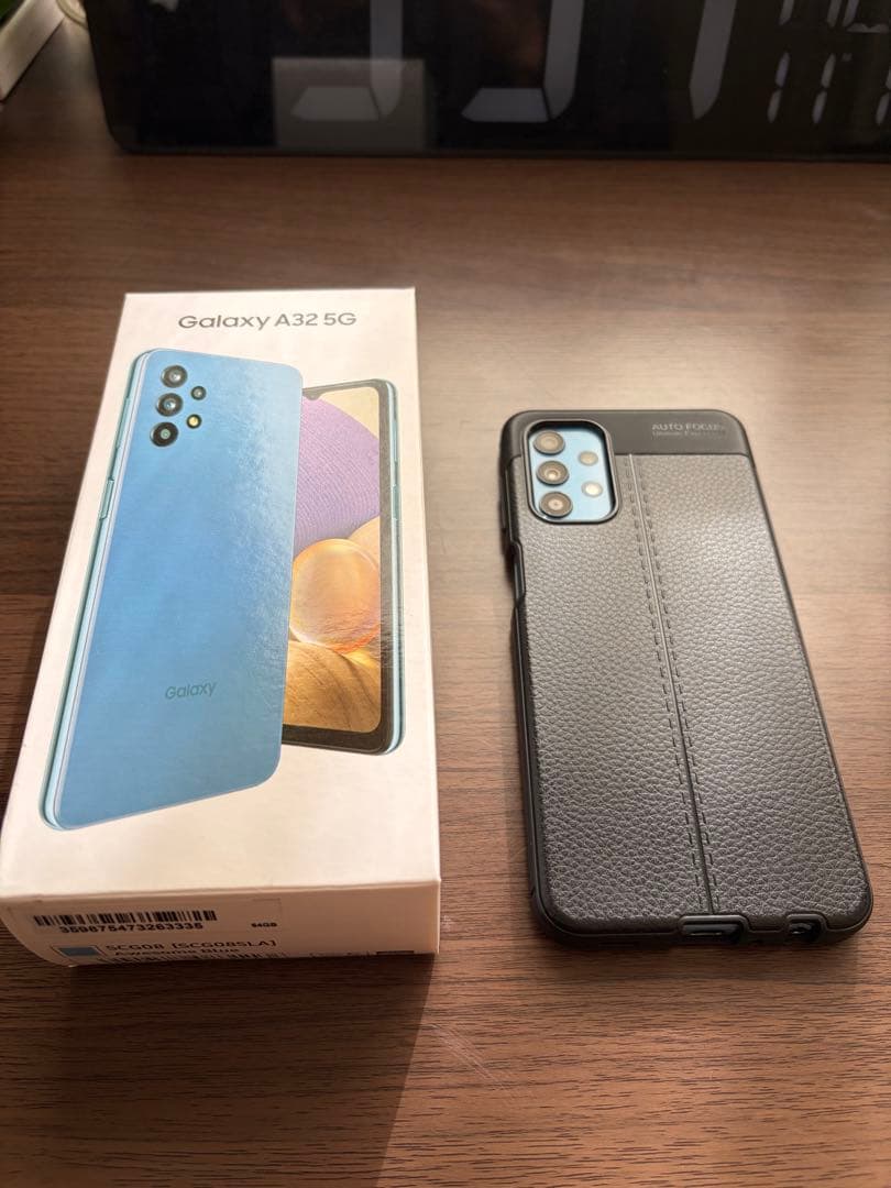 【美品】【SIMフリー】Samsung Galaxy A32 5G 本体 青 ASCII.jp：3万円台で5G対応スマホ「Galaxy A32 5G」はカメラが万能で
