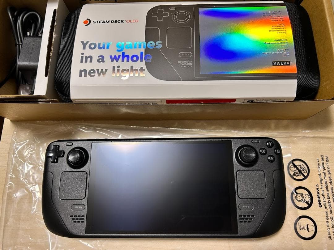 【ほぼ新品】Steam Deck OLED 1TB 付属品すべてあり Steam Deck OLED”限定版ホワイトカラーが発売。今後のカラバリやSteam