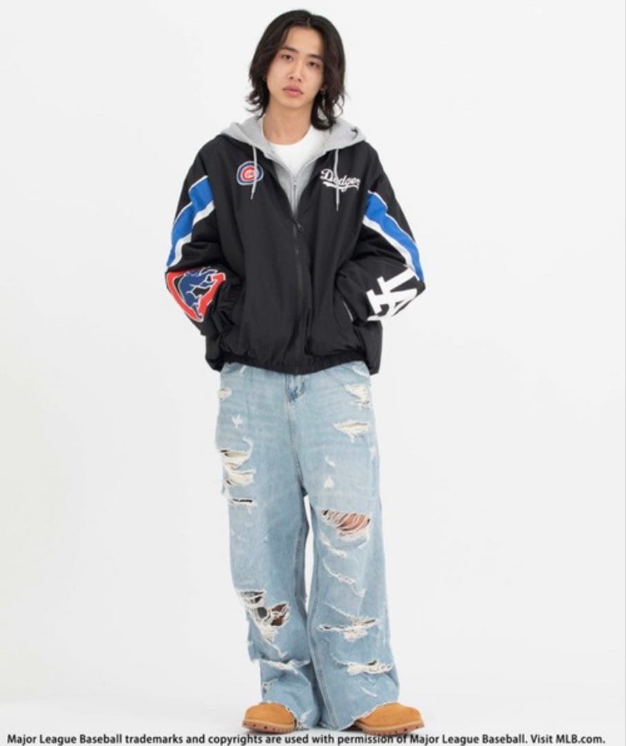 MOMO着用ドジャースカブス 東京シリーズ2025ジャケットブルゾン - メルカリ