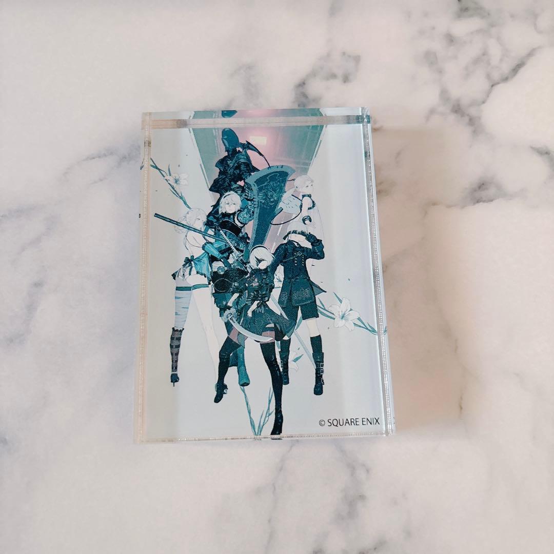 NieR 15th 消セナイ記憶 アクリルブロック ニーア展 キービジュアル