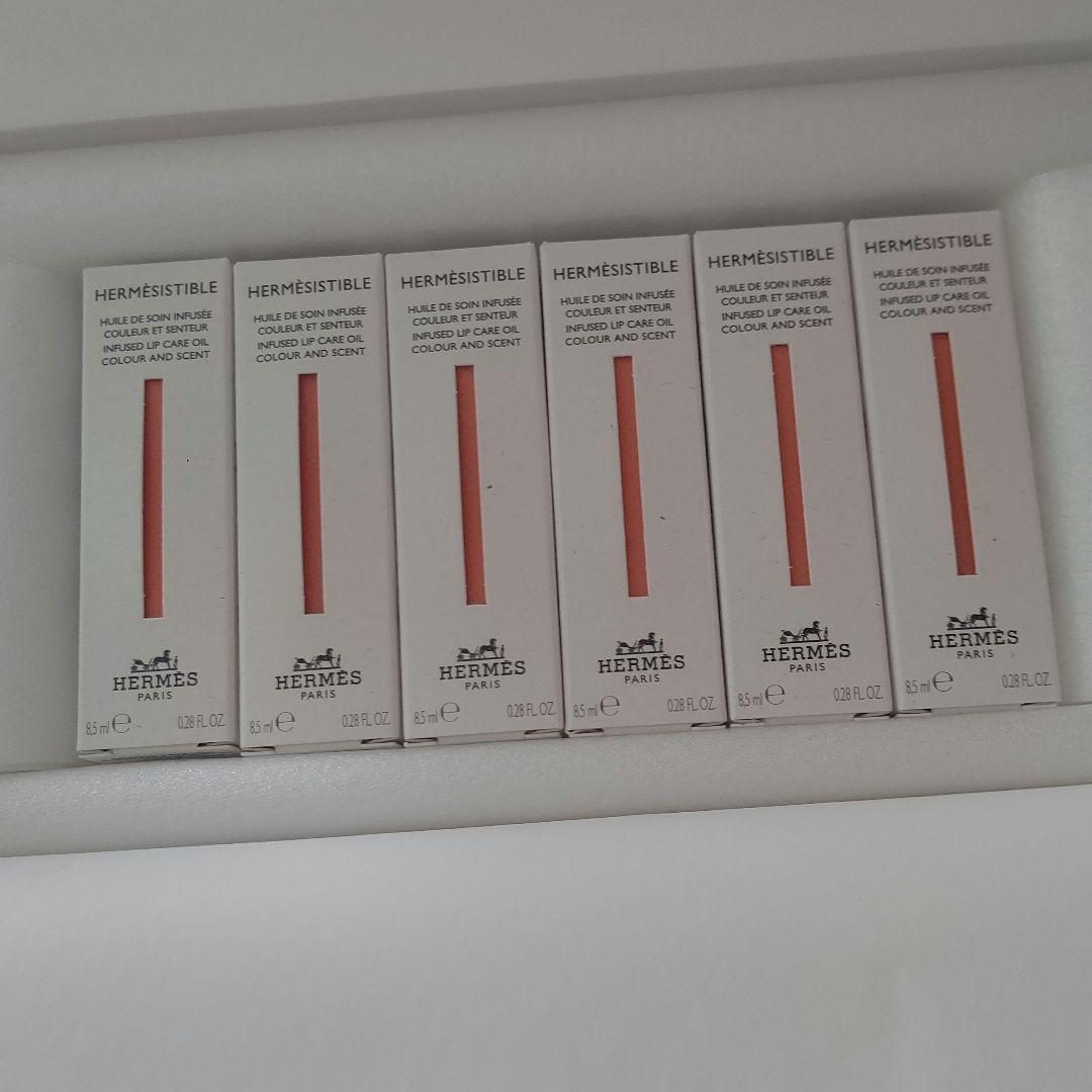 HERMES♥リップオイル6点セット - メルカリ