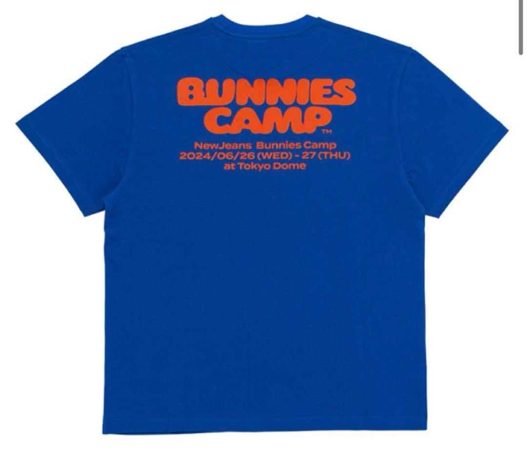 BUNNIES CAMP Tシャツ 青NewJeans | BUNNIES CAMP 2024 TOKYO DOME T